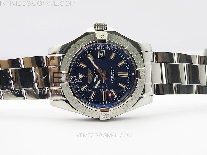 Avenger Automatic 43mm SS B50 Best Edition Blue Dial on SS Bracelet A2824