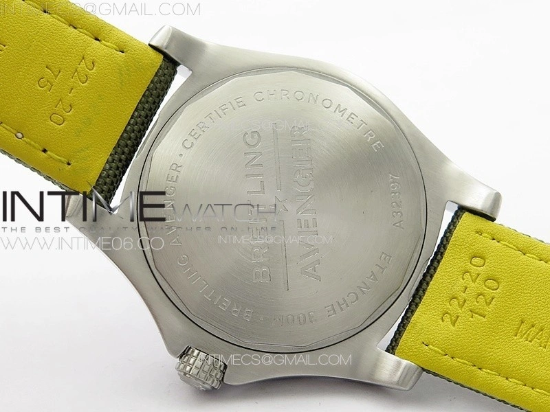 Avenger Automatic 43mm SS B50 Best Edition Green Dial on Green Nylon Strap A2824