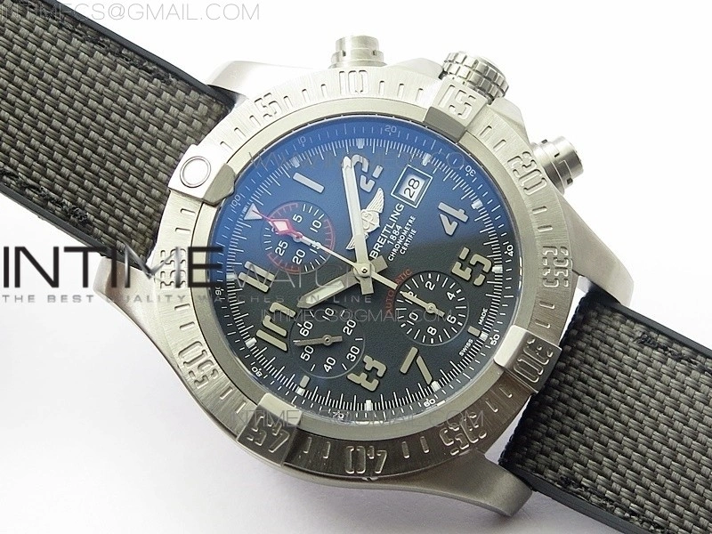 Avenger Bandit Titanium B50 Best Edition Gray Dial on Gray Nylon Strap A7750