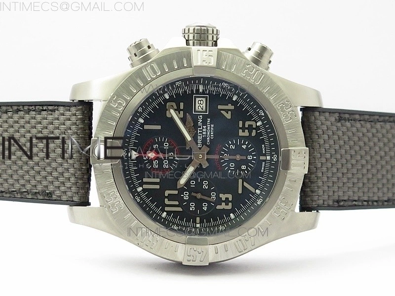 Avenger Bandit Titanium B50 Best Edition Gray Dial on Gray Nylon Strap A7750