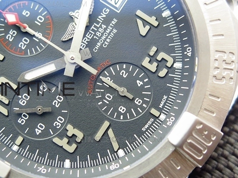 Avenger Bandit Titanium B50 Best Edition Gray Dial on Gray Nylon Strap A7750