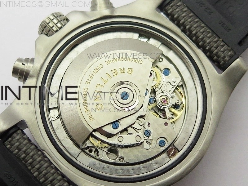 Avenger Bandit Titanium B50 Best Edition Gray Dial on Gray Nylon Strap A7750