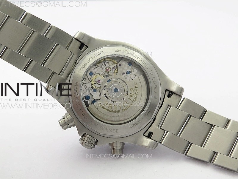 Avenger Chrono SS 369 Subdial B50 Blue Dial on SS Bracelet A7750