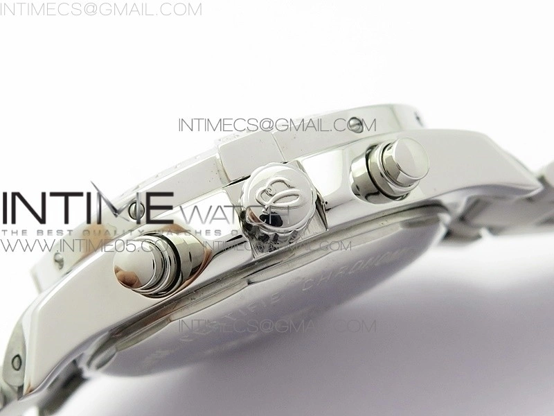 Avenger Chronograph 43mm SS B12F Best Edition White Dial on SS Bracelet A7750