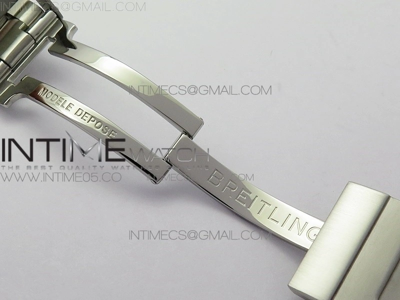 Avenger Chronograph 43mm SS B12F Best Edition White Dial on SS Bracelet A7750