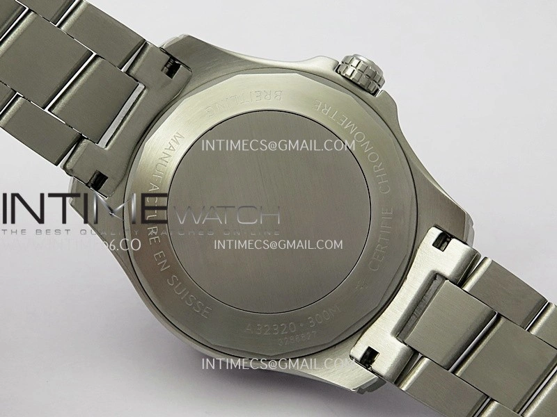 Avenger Chronometer 44mm GMT SS B50 Best Version Blue Dial On SS Bracelet A2836