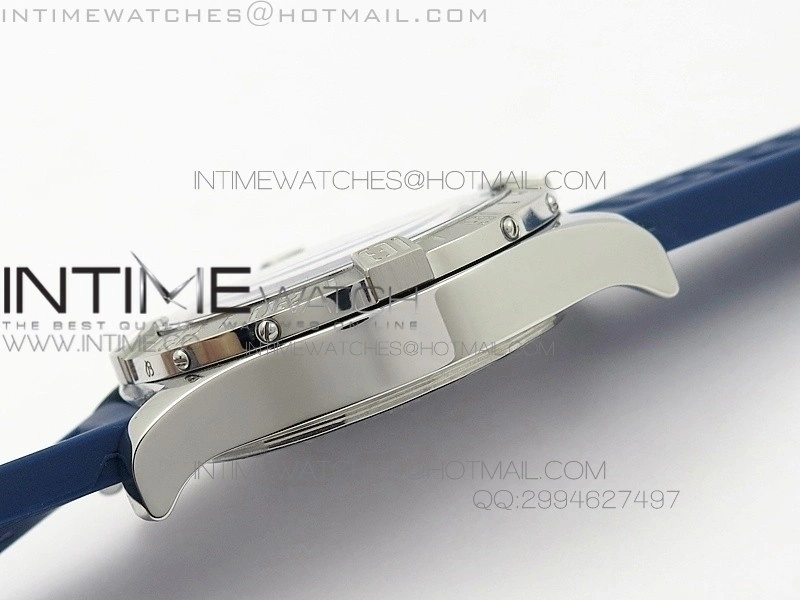 Avenger GMT SS Blue Sticks Marker Dial on Rubber strap A2836