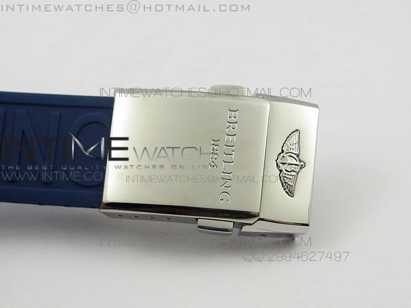 Avenger GMT SS Blue Sticks Marker Dial on Rubber strap A2836