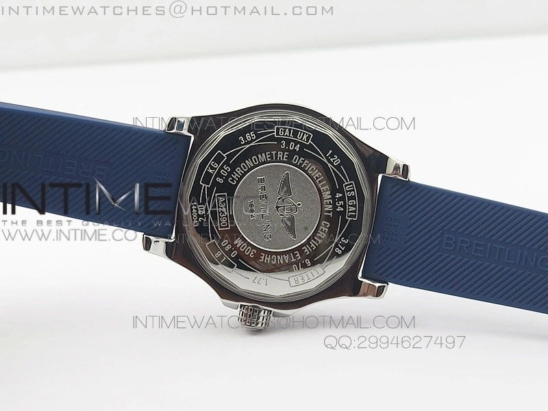 Avenger GMT SS Blue Sticks Marker Dial on Rubber strap A2836