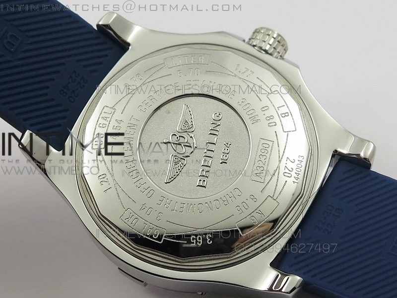 Avenger GMT SS Blue Sticks Marker Dial on Rubber strap A2836