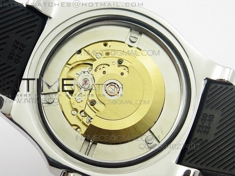 Avenger GMT SS White Sticks Marker Dial on Rubber strap A2836