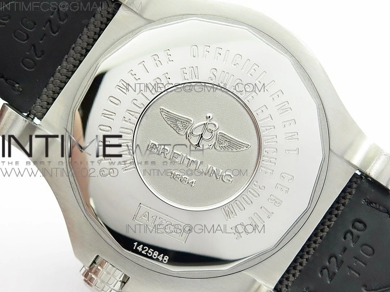 Avenger II Seawolf 350 Years SS 1:1 Best Edition Black Dial On Nylon Strap A2836
