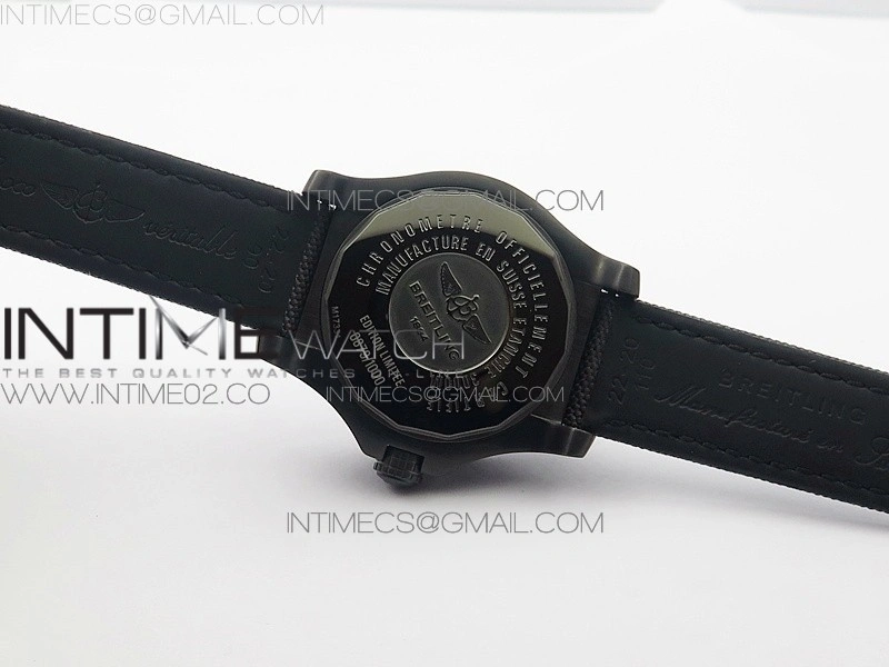Avenger II Seawolf DLC V2 Best Edition Black CF Dial on Black Strap A2836