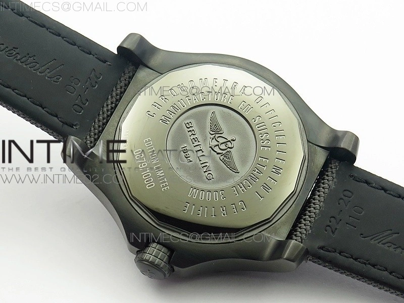 Avenger II Seawolf DLC V2 Best Edition Black CF Dial on Black Strap A2836