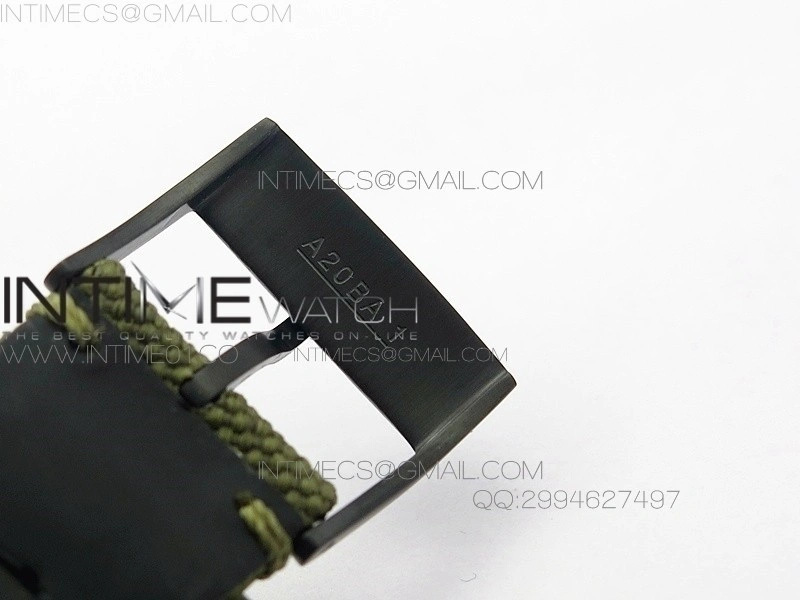 Avenger II Seawolf PVD Black CF Dial on Green Nylon Strap A2836