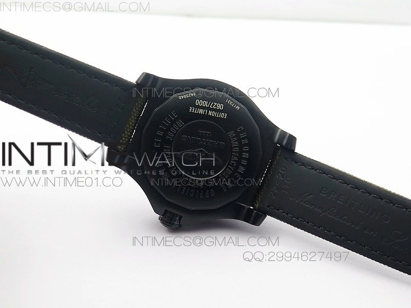 Avenger II Seawolf PVD Black CF Dial on Green Nylon Strap A2836