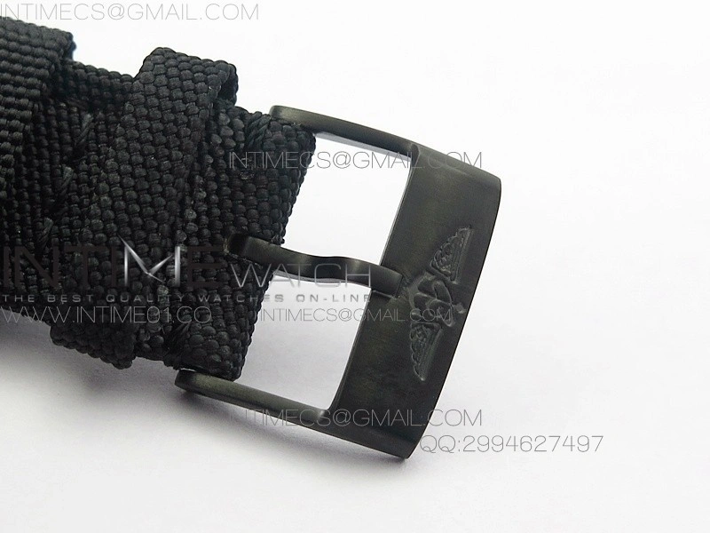 Avenger II Seawolf PVD Black Dial Yellow Markers on Black Nylon Strap A2836