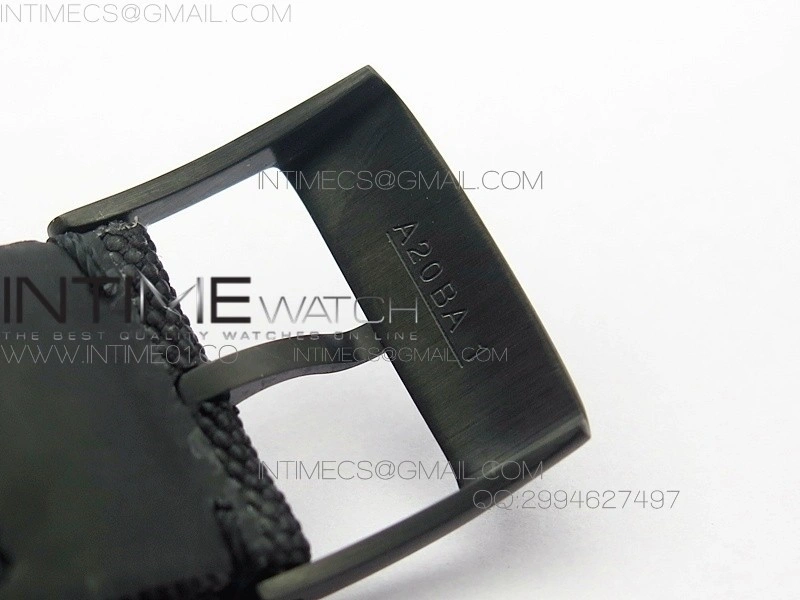 Avenger II Seawolf PVD Black Dial Yellow Markers on Black Nylon Strap A2836