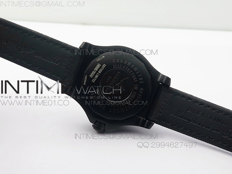 Avenger II Seawolf PVD Black Dial Yellow Markers on Black Nylon Strap A2836