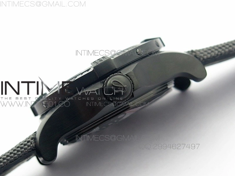 Avenger II Seawolf PVD Black Dial on Gray Nylon Strap A2836