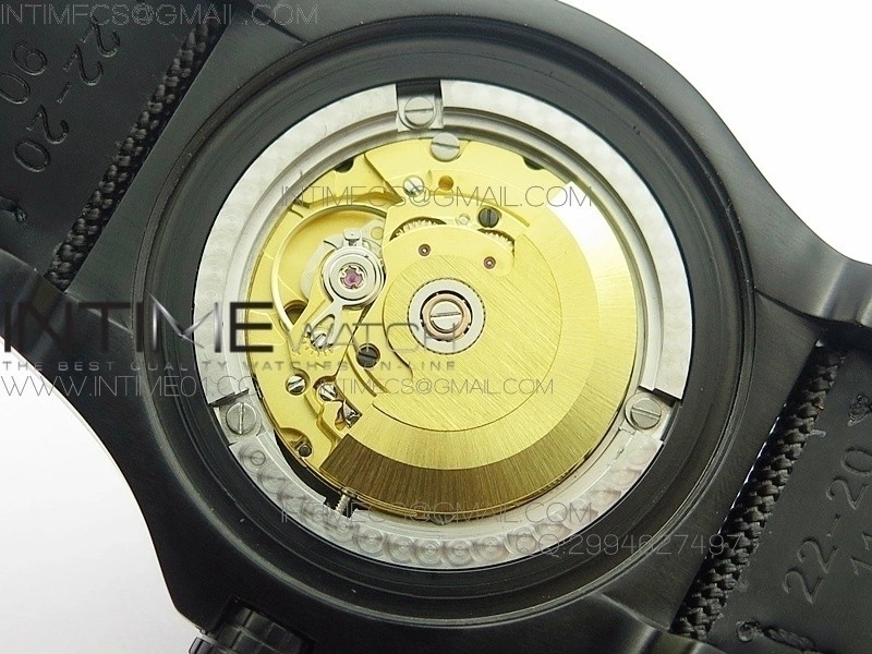Avenger II Seawolf PVD Black Dial on Gray Nylon Strap A2836