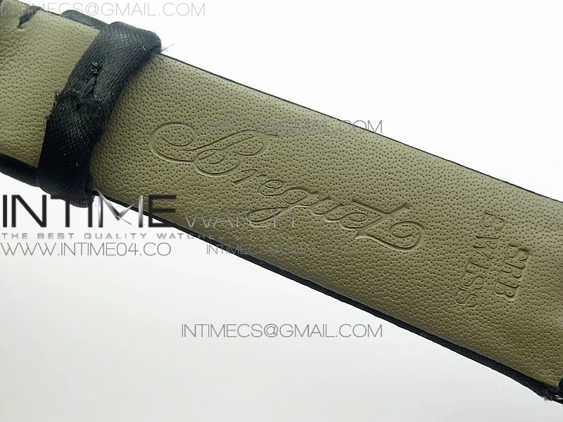 Reine de Naples 8918BB SS ZF 1:1 Best Edition White MOP Dial Diamonds Bezel on Black Fabric Strap A537