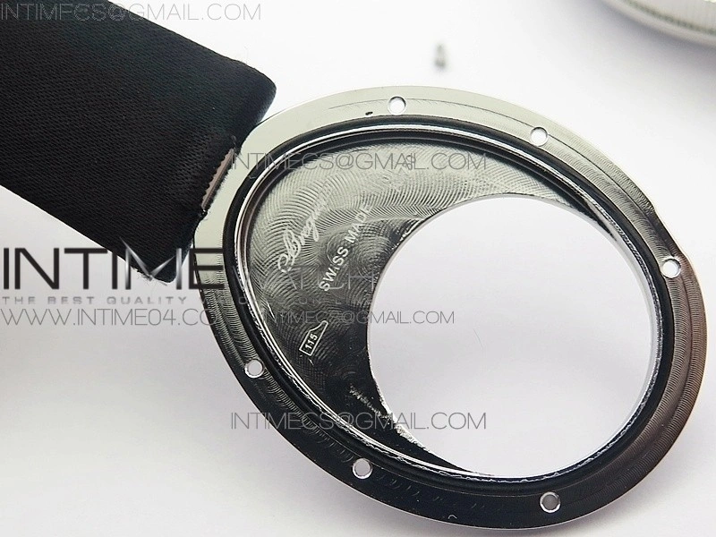 Reine de Naples 8918BB SS ZF 1:1 Best Edition White MOP Dial Diamonds Bezel on Black Fabric Strap A537