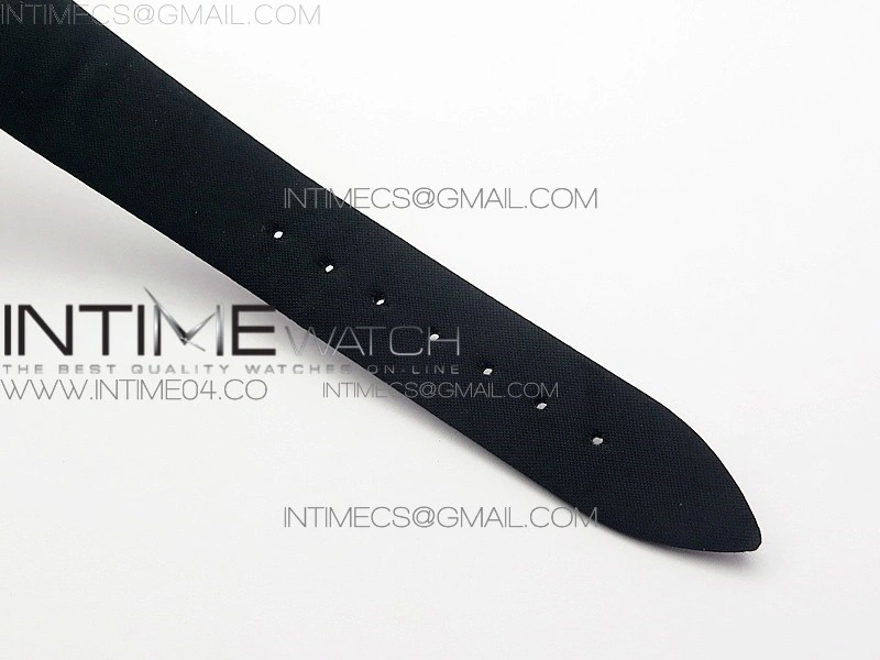 Reine de Naples 8918BB YG ZF 1:1 Best Edition White MOP Dial Diamonds Bezel on Black Fabric Strap A537