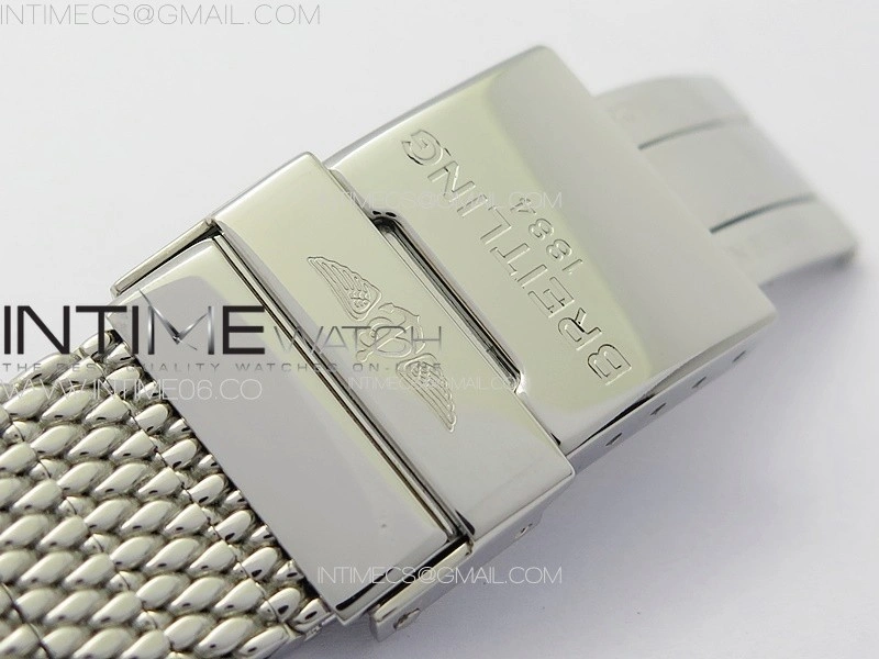 SuperOcean 42mm AB2010 SS B50 1:1 Best Edition Green Dial Black Ceramic Bezel on SS Bracelet A2824