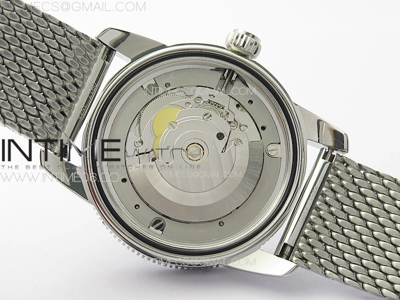 SuperOcean 42mm AB2010 SS B50 1:1 Best Edition Green Dial Black Ceramic Bezel on SS Bracelet A2824