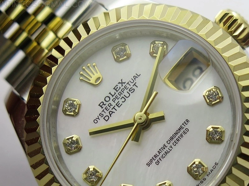 Datejust 28mm 279173 SS YG BP Best Edition White MOP Crystals Markers Dial on SS YG Jubilee Bracelet ETA2671