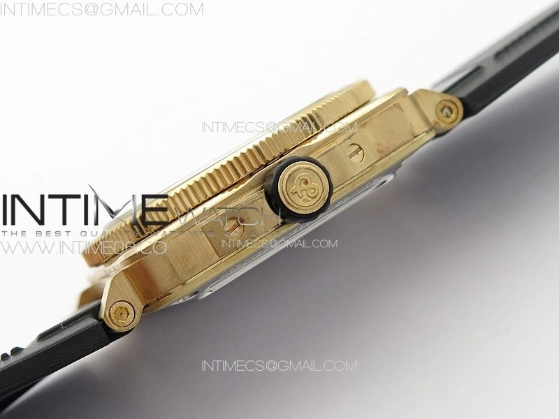BR 03-92 Diver Bronzo B12 1:1 Best Edition Black Dial on Rubber Strap MIYOTA 9015