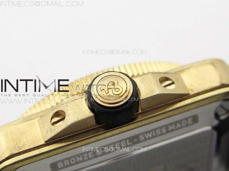 BR 03-92 Diver Bronzo B12 1:1 Best Edition Black Dial on Rubber Strap MIYOTA 9015