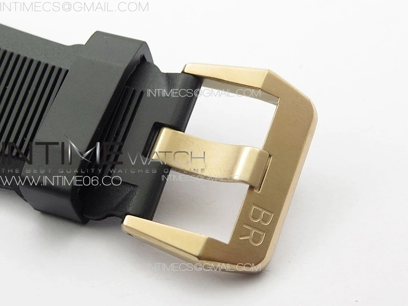 BR 03-92 Diver Bronzo B12 1:1 Best Edition Black Dial on Rubber Strap MIYOTA 9015