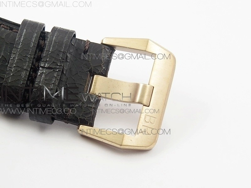BR 03-92 Diver RG Black Dial on Rubber Strap MIYOTA 9015