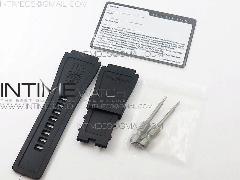 BR 03-92 Diver RG Black Dial on Rubber Strap MIYOTA 9015