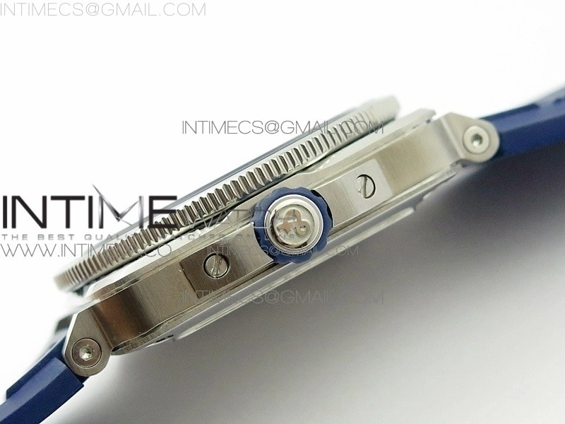 BR 03-92 Diver SS OXF 1:1 Best Edition Blue Dial on Rubber Strap MIYOTA 9015