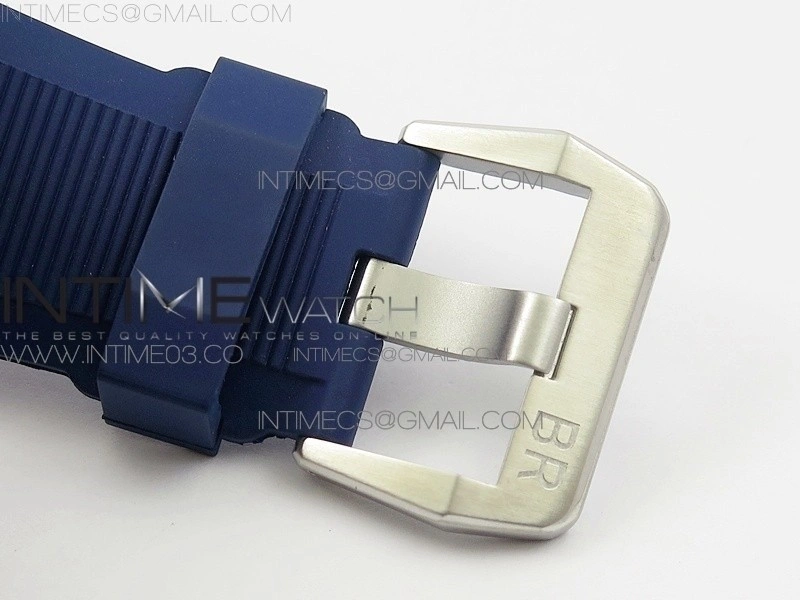 BR 03-92 Diver SS OXF 1:1 Best Edition Blue Dial on Rubber Strap MIYOTA 9015