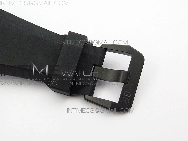 BR 03-94 Chrono PVD Brown Dial Black Markers on Black Rubber Strap A7750