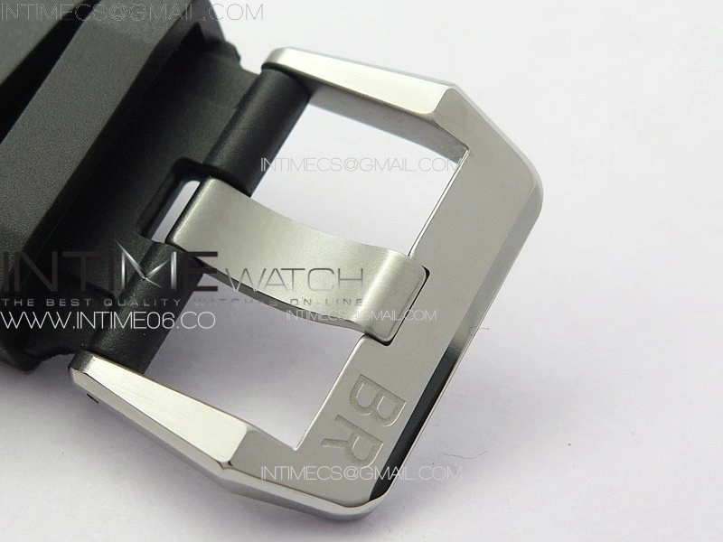 BR 03-94 Chrono Yellow Inner SS B50 Black Dial on Black Rubber Strap A7750