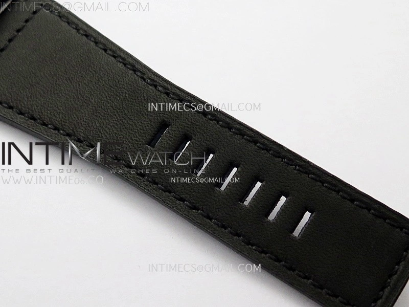 BR03-93 GMT SS B12 Best Edition Black Dial 42mm On Black Leather Strap A2836