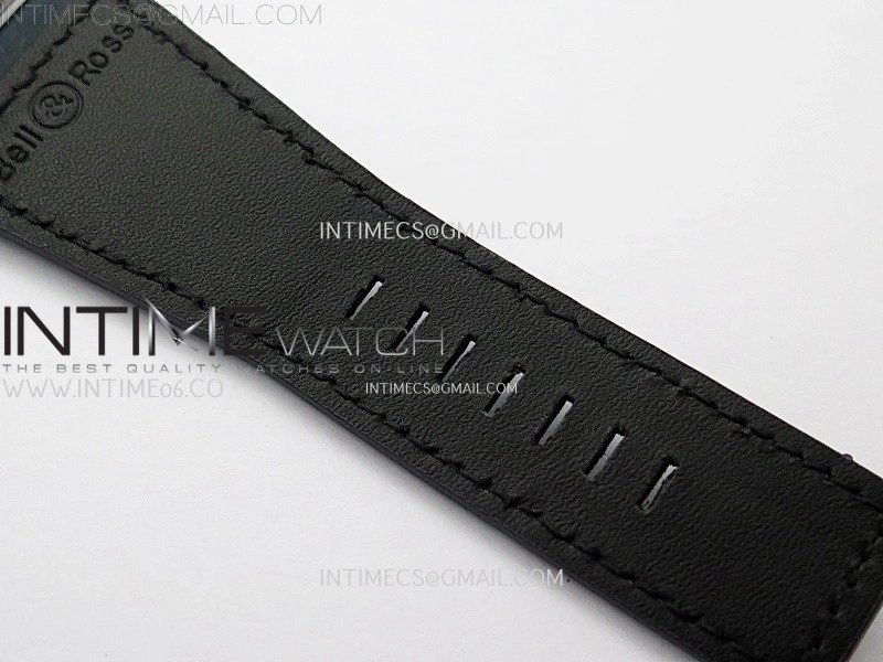BR03-93 GMT SS B12 Best Edition Blue Dial 42mm On Blue Leather Strap A2836