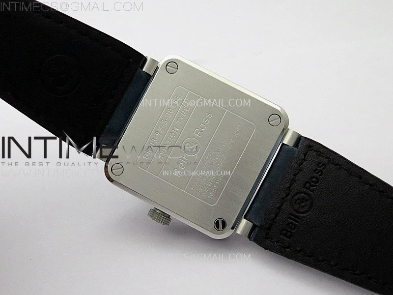 BR03-93 GMT SS B12 Best Edition Blue Dial 42mm On Blue Leather Strap A2836