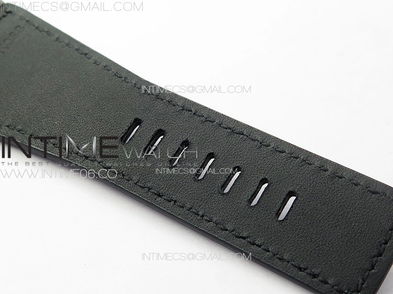 BR03-93 GMT SS B12 Black Dial on Black Leather Strap A2836 V2