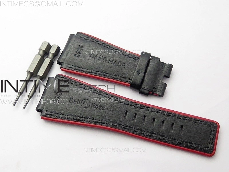 BR03-93 GMT SS B12 Black Dial on Black Leather Strap A2836 V2