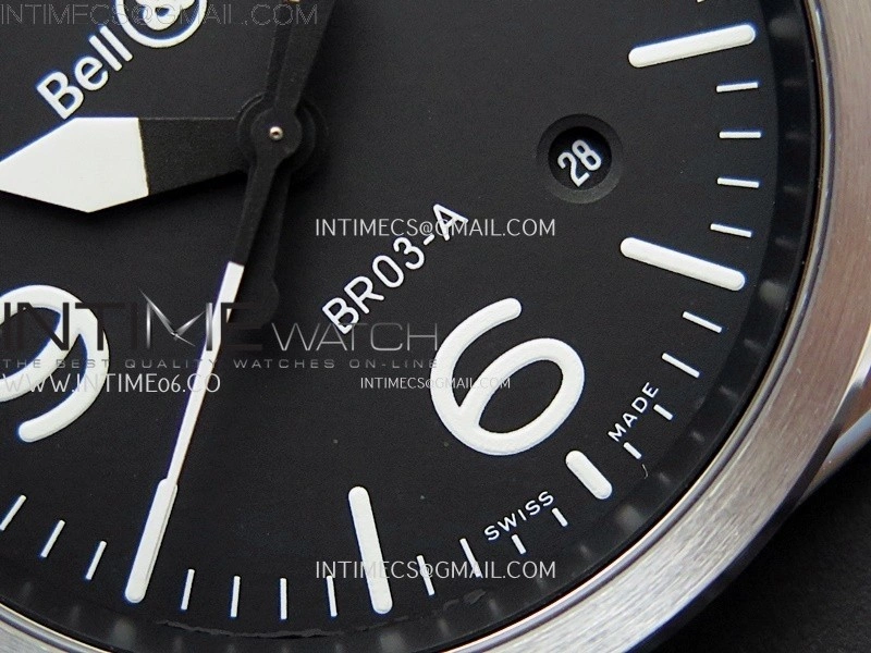 BR03A 41mm SS B12 Best Edition Black Dial on Black Rubber Strap MIYOTA 9015