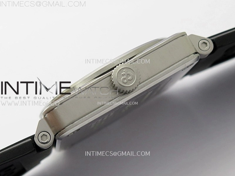 BR03A 41mm SS B12 Best Edition Black Dial on Black Rubber Strap MIYOTA 9015