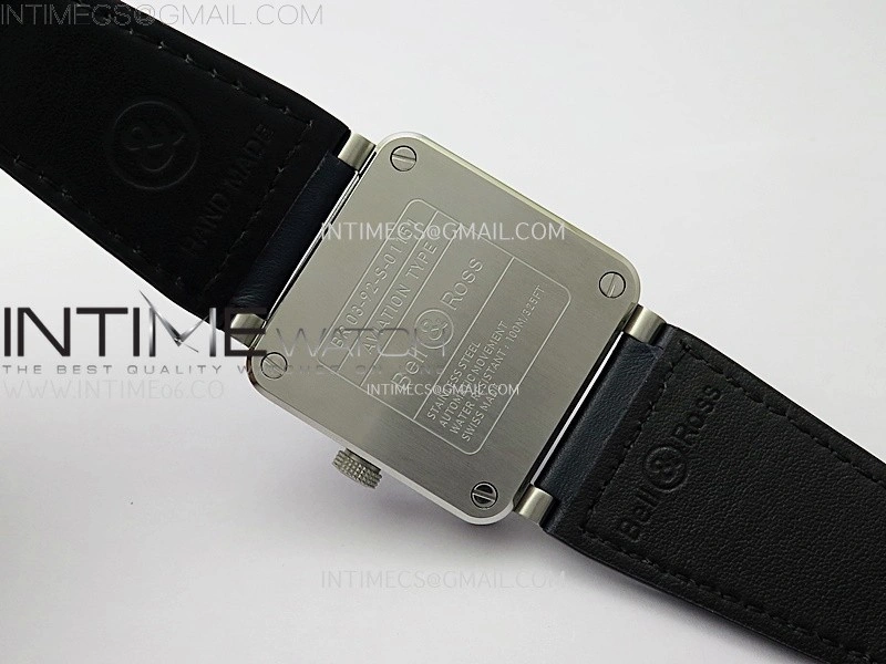 BR03A 41mm SS B12 Best Edition Blue Dial on Blue Leather Strap MIYOTA 9015
