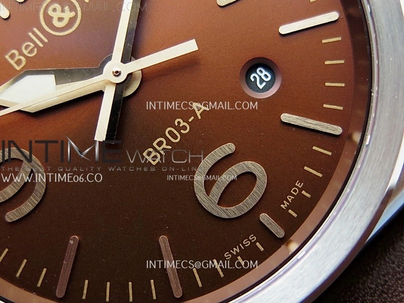 BR03A 41mm SS B12 Best Edition Brown Dial on Brown Leather Strap MIYOTA 9015
