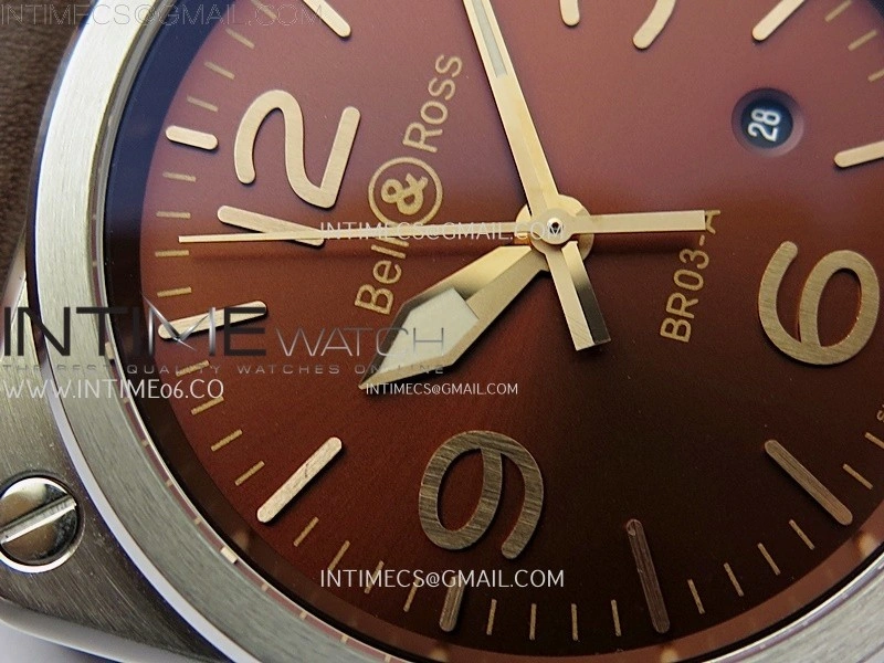 BR03A 41mm SS B12 Best Edition Brown Dial on Brown Leather Strap MIYOTA 9015